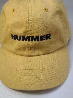 Yellow Cotton Baseball Cap